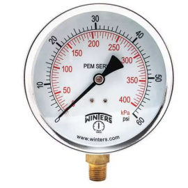 0 a 60 PSI 4" manómetro de...