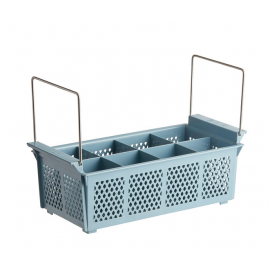 8 compartimentos y asas...