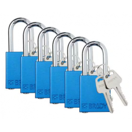 6 unid Candado con llave...