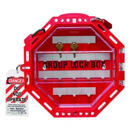 42 candados, roja Caja de...